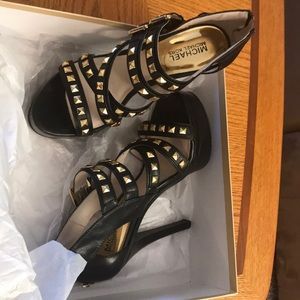 Michael kors studded heels